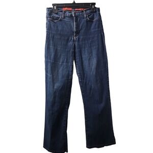 NYDJ Dark Wash Denim Jeans Bootcut‎ High Rise Comfort Stretch Size 6